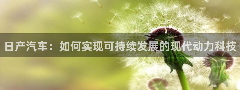 优发国际VIP网址：日产汽车：如何实现可持续发展的现代动力科技