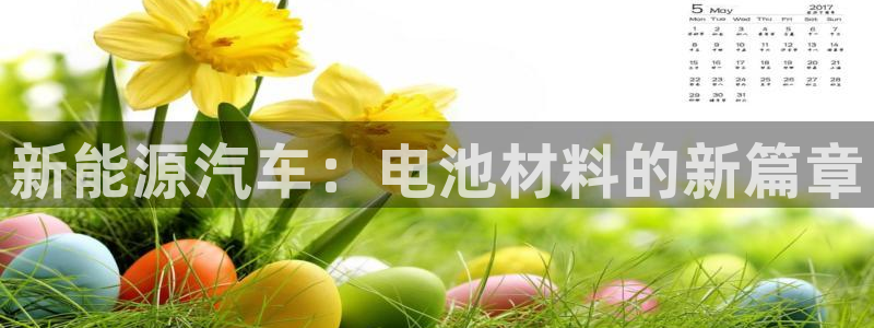 优发国际登录：新能源汽车：电池材料的新篇章