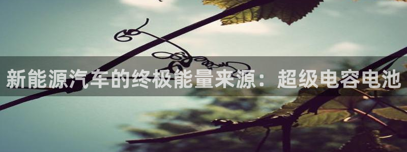 优发国际网站多少：新能源汽车的终极能量来源：超级电容电池