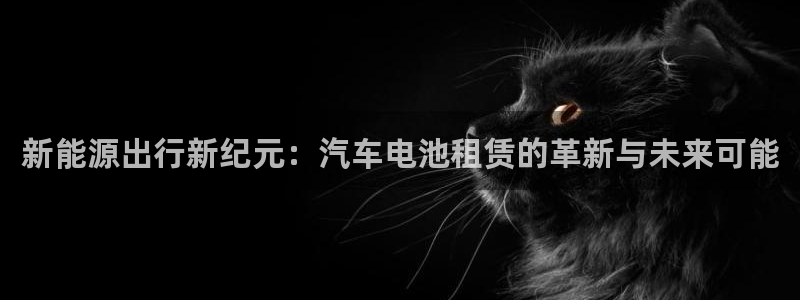 优发国际手机客户端下载官网：新能源出行新纪元：汽车电池租赁的革新与未来可能