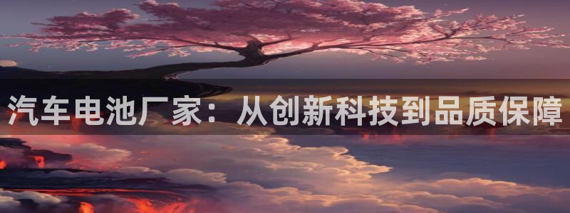优发国际下载：汽车电池厂家：从创新科技到品质保障