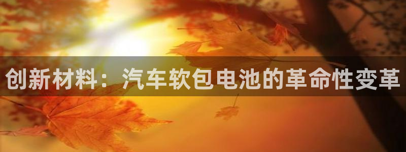 优发国际手机客户端下载：创新材料：汽车软包电池的革命性变革