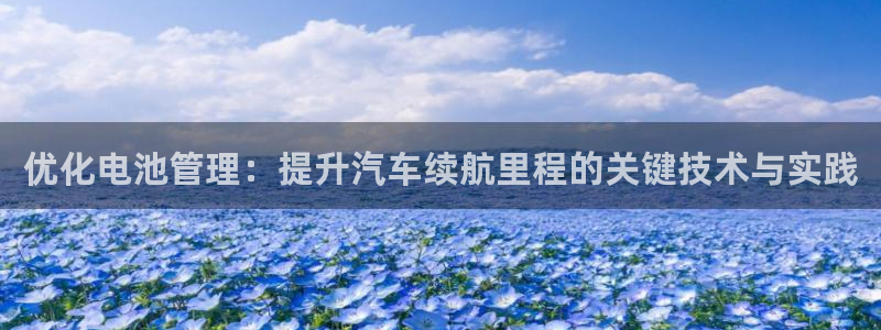 优发国际手机登录下载安装：优化电池管理：