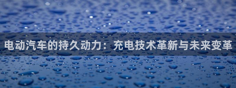 优发国际平台g80：电动汽车的持久动力：充电技术革新与未来变革